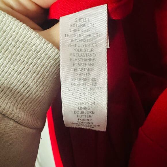 AIDAN MATTOX  Ferrari Red Lace Hemline Mermaid Cocktail Gown Dress Size US 8 - Picture 11 of 13